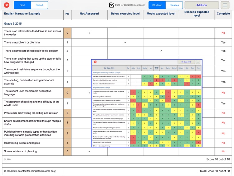 Rubrics screenshot-4