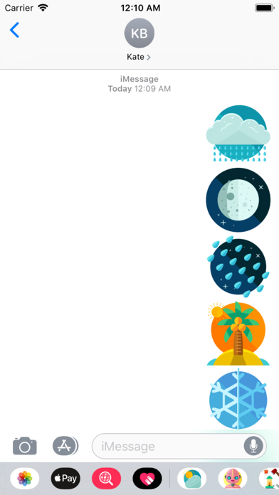 Weather Pack Stickers screenshot 2