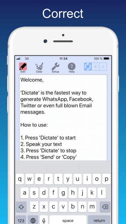 Dictate - Speech to text screenshot-3