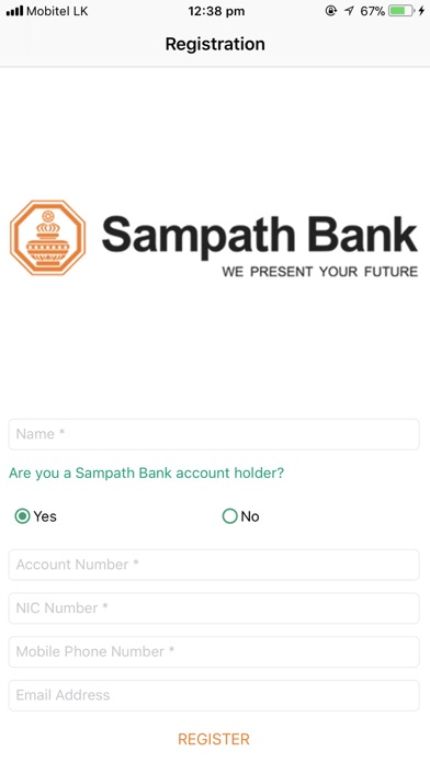 How to cancel & delete Sampath Slip-Less App from iphone & ipad 1