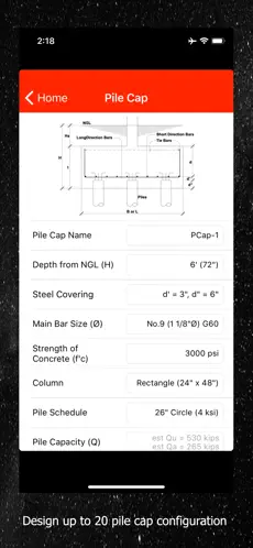Screenshot 7 eStructural Lite: RCD-LRFD-USC iphone