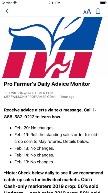 Crop Tour