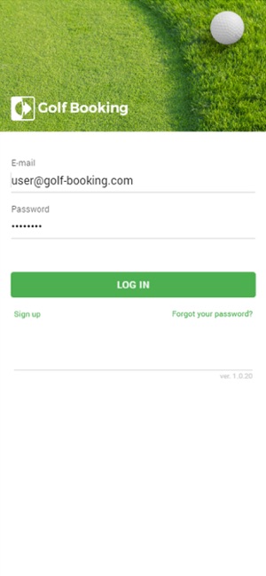 Golf Booking