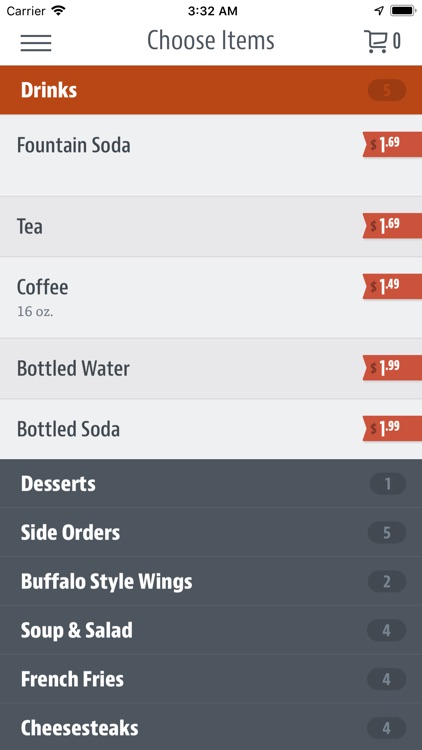 Famous Philly's Cheesesteak