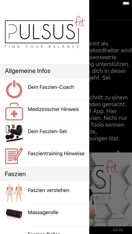 PULSUS fit – Faszien Set App