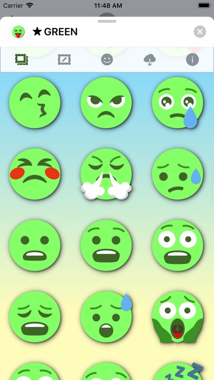 GREEN Emoji • Stickers screenshot-6