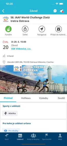 Game screenshot Sportuj v Ostravě: Týmy, Akce apk