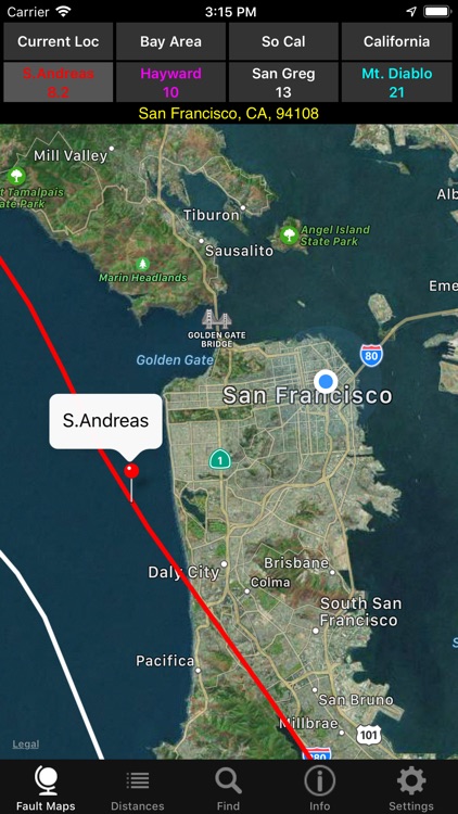 California Earthquake Faults screenshot-4