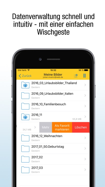 WEB.DE Online-Speicher screenshot-3