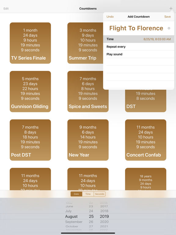 Screenshot #6 pour Countdowns