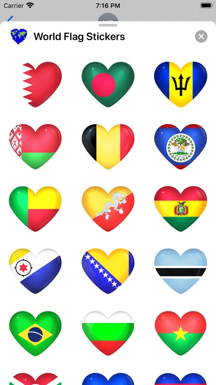 World Flag Sticker Pack screenshot-3