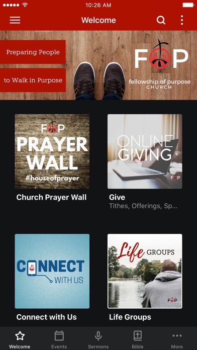 How to cancel & delete Fellowship of Purpose Church from iphone & ipad 1