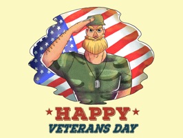 Thankful Veterans Day Stickers
