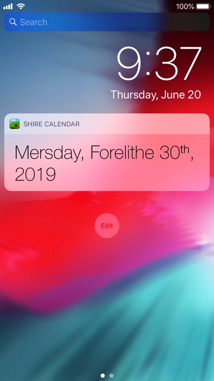 Shire Calendar
