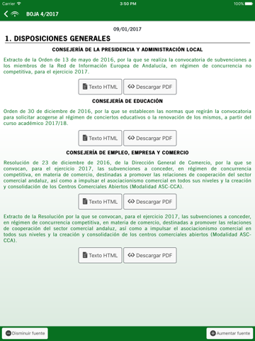 BOJA Boletín Oficial Andalucía screenshot 4