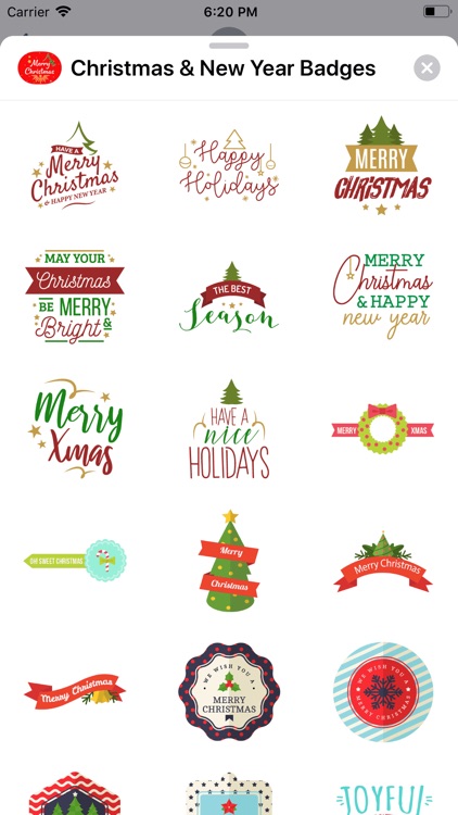 Christmas & New Year Badges screenshot-4