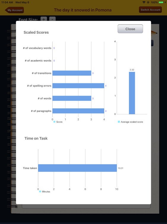 iGoWrite: Auto-Score screenshot-4