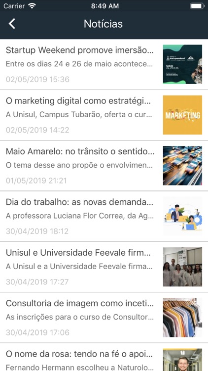 Minha Unisul screenshot-9