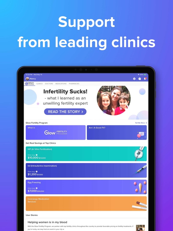 Glow - Ovulation, Fertility & Period Tracker, Menstrual Cycle App screenshot