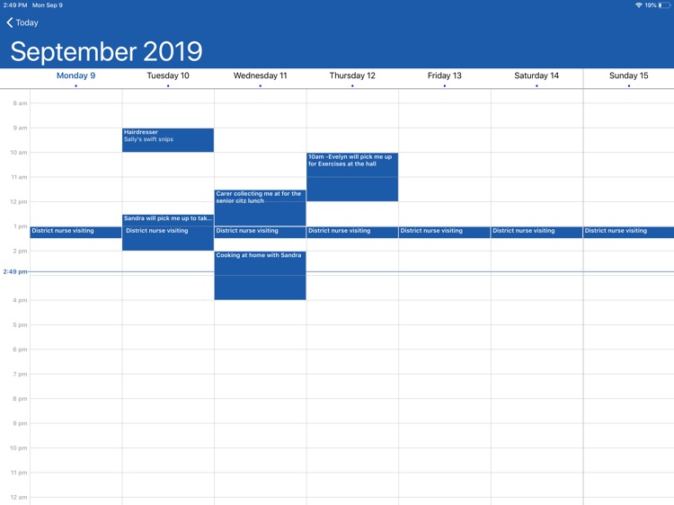 Connected Calendar