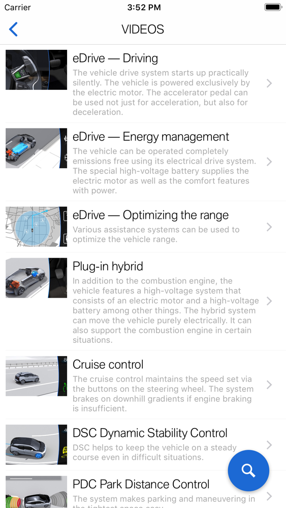 BMW i Driver's Guide App for iPhone - Free Download BMW i ...