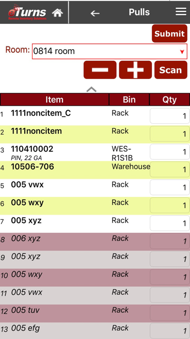 eTurns TrackStock screenshot 3