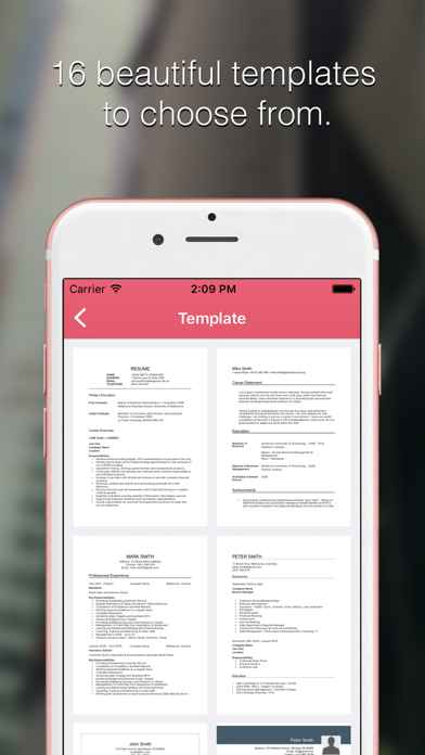 Resume Builder - PDF Templates screenshot 2