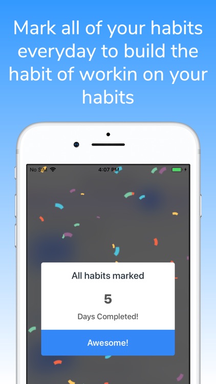 Build Habits Goal Tracking App screenshot-6