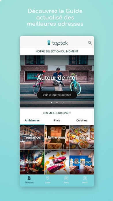 How to cancel & delete toptok - restaurants au top from iphone & ipad 1