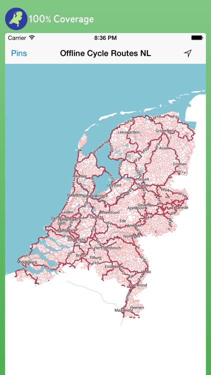 Offline Cycle Maps Netherlands