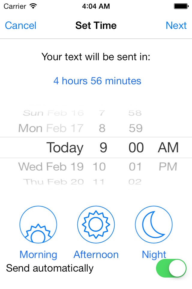 Text Delay - Schedule SMS screenshot 2
