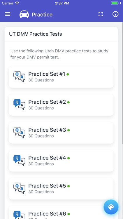 Utah DMV Permit Test screenshot-5