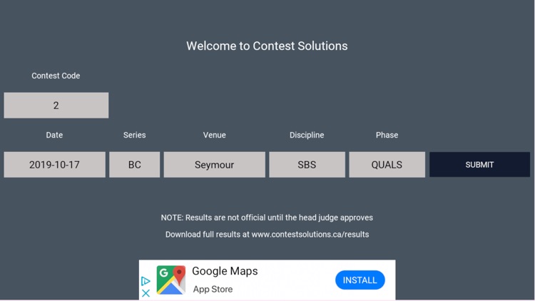 ContestSolutions Results