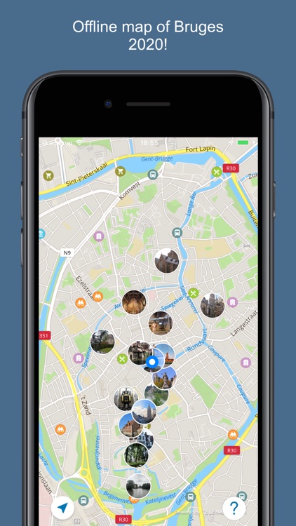 Bruges 2020 — offline map