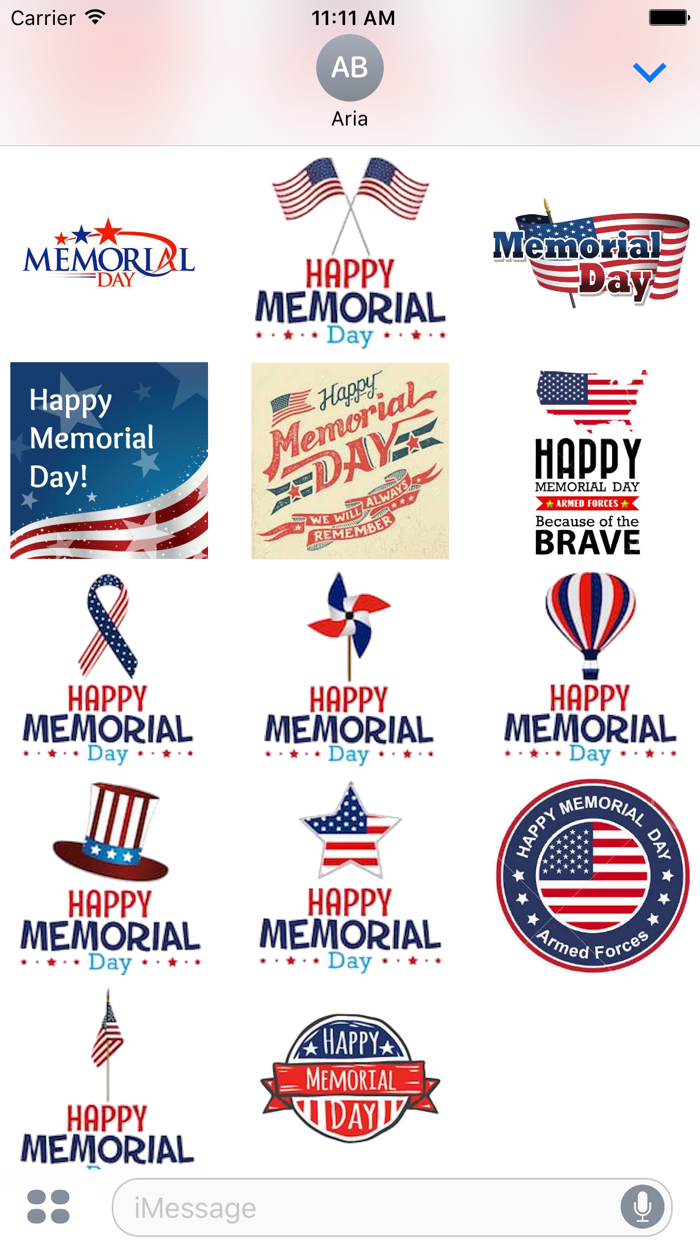 Happy Memorial Day Cards Icon