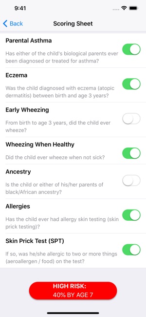 Pediatric Asthma Risk Score(圖4)-速報App