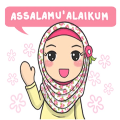 Hijab Muslimah Sticker icon