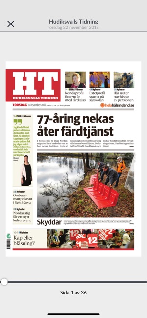 Hudiksvalls Tidning e-tidning(圖3)-速報App