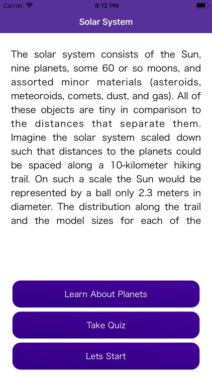 About Solar System