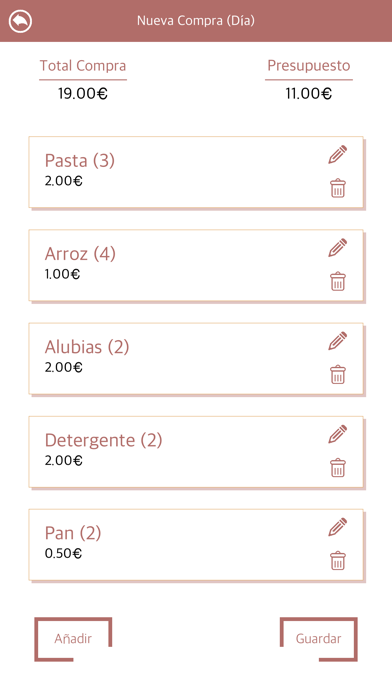 En_cesta: Lista de la compra screenshot 3