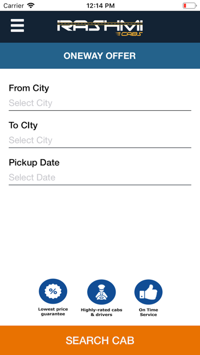 Rashmi Cabs screenshot 4