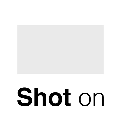 SHOTON : Shot on for iPhone Icon