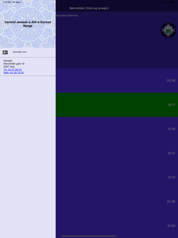 Screenshot #5 pour CJAS Bønnetider