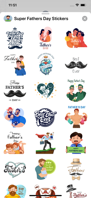 Super Father's Day Stickers(圖3)-速報App