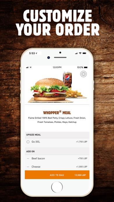 BK Lebanon - Order online screenshot 4