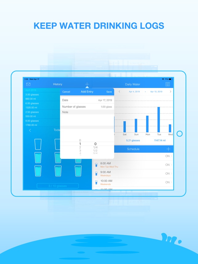 Daily Water Pro for iPad(圖4)-速報App