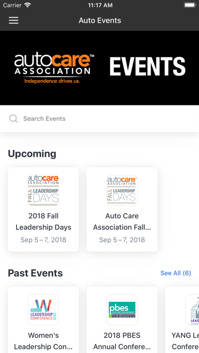 Auto Care Association Events screenshot 2