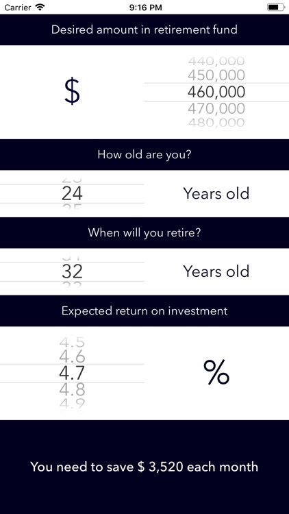 Retirement Planner +