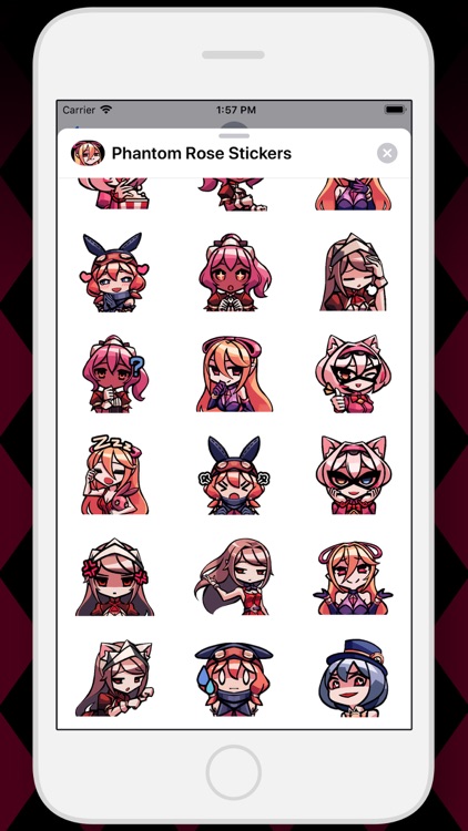 Phantom Rose Stickers screenshot-3