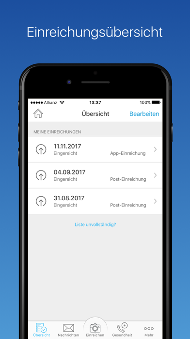 Allianz Gesundheits-App für PC - Windows 10,8,7 (Deutsch) - Download kostenlos